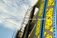 Ornamen GRC dekoratif berdetail tinggi untuk eksterior dan interior bangunan mewah